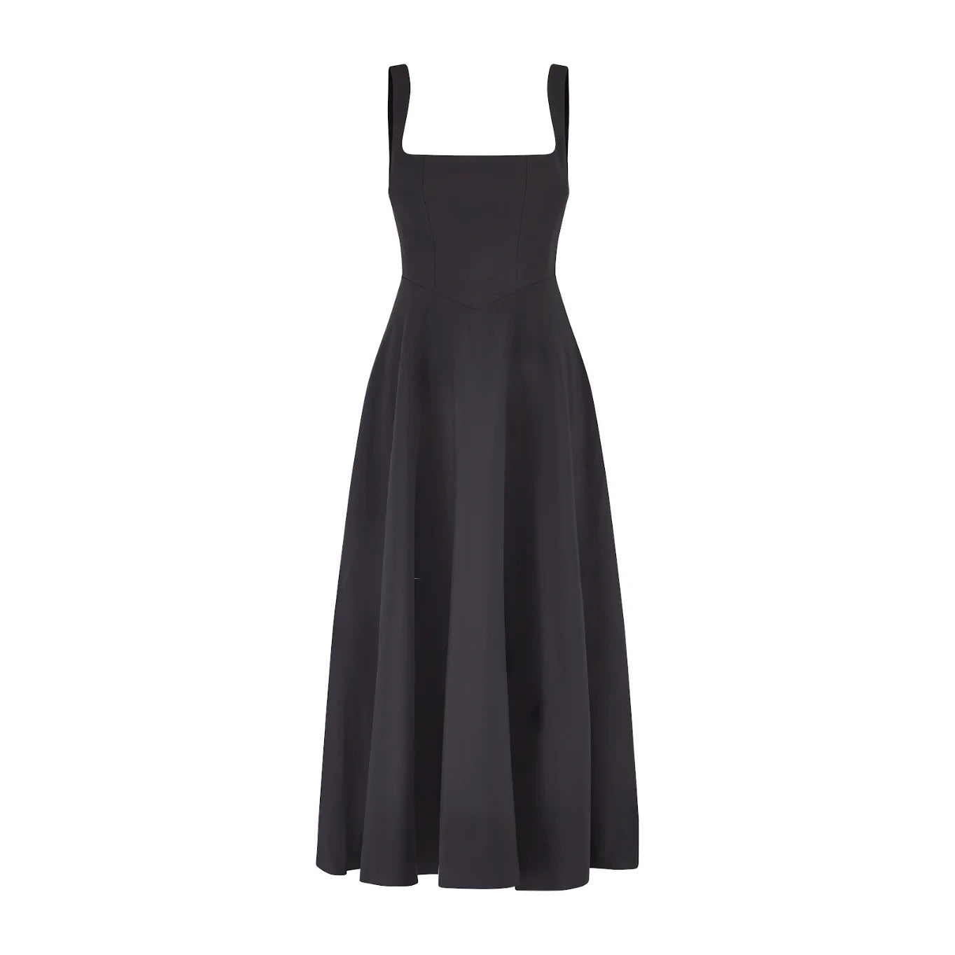 Vilindi |Robe midi à encolure carrée
